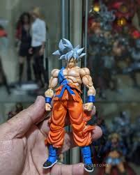 Recently i am really picking up on the sh figuarts dragon ball z figures line and the s.h. Shf Super Dragon Ball Heroes Mastered Ultra Instinct Goku Capsule Corp Gi By Avtcustoms Dragon Ball Dragon Ball Super Goku