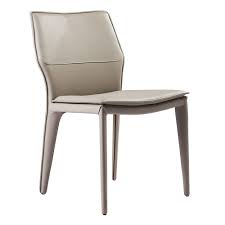 Moorwood Light Gray Faux Leather Fully Upholstered Modern Dining Chair Dining Chairs Leather Dining Room Chairs Gray Dining Chairs