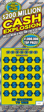 Texas Lottery Scratch Tickets Details