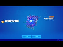 Permanent unlocking of lg vortex is possible using an unlock code. How To Unlock Cubic Vortex Back Bling In Fortnite Season 8 Use A Shadow Stone Or Flopper To Phase