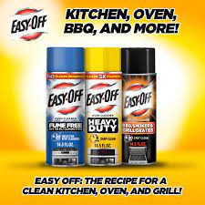 Wipe clean with a wet sponge, cloth or paper towel for deep cleaning: Easy Off Heavy Duty Oven Cleaner Spray Regular Scent 14 5 Ounce Removes Grease Walmart Com Walmart Com