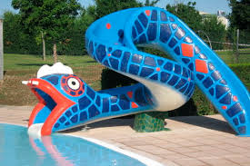 Toboggan Tournant Laguna Futura Piacenza Myrtha Pools Pour Parc Aquatique