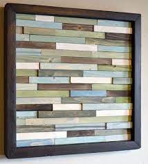 Wood Wall Art Small Wall Art Green Artwork Etsy In 2021 Small Wall Art Reclaimed Wood Art Recycled Wood Projects