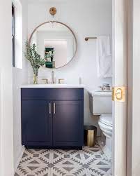 Dark is where it is at! 37 Modern Bathroom Vanity Ideas For Your Next Remodel In 2021 Guest Bathroom Small Trendy Bathroom Diy Bathroom Design