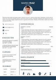 Empieza con tu primer cv: Modelos De Curriculum Vitae Modernos Cv Word Y Photoshop