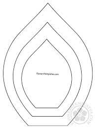 Petalo flores de cartulina moldes. Molde De Flor De Papel 20 Cm Just For Mami Giant Paper Flowers Template Paper Flowers Template Giant Paper Flowers