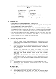 Savesave contoh rpp daring for later. Doc Contoh Rpp Kelas 2 Sd Ratna Nur Academia Edu