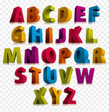 Tools (exhaustive list) available on dcode. Alphabet 3d Letters Colorful 4asno4i Letras De Colores 3d Clipart 5175182 Pikpng