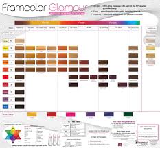 Framcolor Glamour Hair Color Wall Chart Pdf Format E