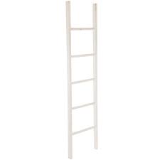 Wooden blanket ladders are full of farmhouse charm, but they can be utilized in other decorating styles as well, make them really versatile. White Decorative Wood Ladder Hobby Lobby 1655125