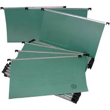 Srvnpioy Foolscap Suspension Files With Tabs And Card Inserts For Filing  Cabinets, Measures 41 X 25 X 37 Cm (12 Pack, Green) Polypropylene Plastic  Foolscap Hanging Filing Folders For Office Home :