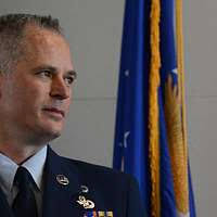 Maj. Gen. Randall Ogden, Fourth Air Force commander,