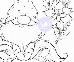 Funny gnomes coloring pages, funny gnomes birthday party favor, instant download, pdf file. Christmas Gnome Digi Stamp Nordic Coloring Page Digital Etsy Abstract Coloring Pages Christmas Coloring Pages Mandala Coloring Pages