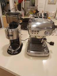 Ascaso Dream Espresso Machine With Delonghi Kg512 M Grinder Bundle Tv Home Appliances Kitchen Appliances Coffee Machines Makers On Carousell