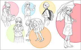 キャラクターがいきいきとするポーズが描ける 立ち絵が上手くなる方法 いちあっぷ 立ち絵 ポーズ 立ち絵 絵