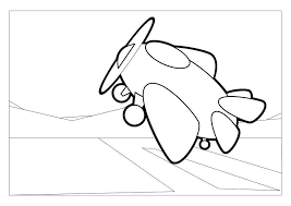 Flugzeug Ausmalbild Malvorlage Comics