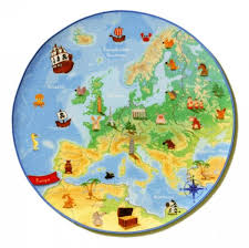 Gemessen an der weltweiten landfläche von 149,6 mio km² beträgt der anteil europas. Kinderteppiche Mit Europakarte Kinderteppichland De