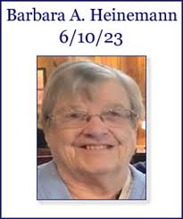 Barbara Heinemann Obituary June 10, 2023
