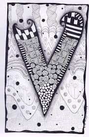 A list of names in which the first letter is v. Zentangle Letter X Zebra Letters Name Bunting Por Forevertangles Zentangle Patterns Doodle Lettering Lettering Alphabet