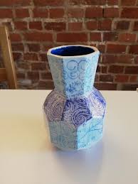 Use them in commercial designs under lifetime, perpetual & worldwide rights. These Lovely Geometric Vases Are Back In Blue Owl Pottery Painting Cafe Gift Shop Facebook