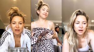 She is also a mum to kate hudson is every parent in her latest instagram video, which shows her baby daughter rani. Kate Hudson Instagram Live Stream 1 May 2020 Ig Live S Tv