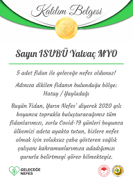 Son dakika geleceğe nefes haberleri ve geleceğe nefes haberleri ile ilgili tüm sıcak gelişmeleri sayfamızdan takip edebilirsiniz. Gelecege Nefes Yalvac Meslek Yuksekokulu Isparta Uygulamali Bilimler Universitesi