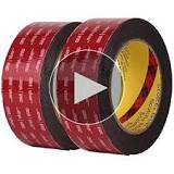 Amazon.com: 3M Double Sided Mounting Tape 5925 VHB Black Foam ...