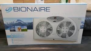 Bionaire Twin Reversible Airflow Window Fan Canada Exhaust Fan Bionaire Bw2300 N Twin Reversible Airflow Window Fan With Remote Control Home Appliances Cooling Air Care On Carousell