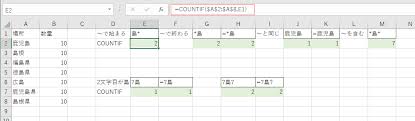 関数の検索条件にワイルドカード文字を使う Excelの基本操作