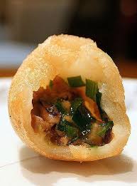Deep Fried Traditional Chicken Dumpling The Glutinous Rice Skin Is Evenly Thin And The Savory Filling Is A Harmony Of C Dim Sum Recipes Asian Recipes Dim Sum