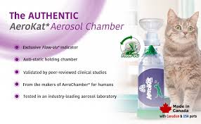 A cat asthma attack can be tough to spot because symptoms can easily be mistaken for a hairball, especially in the early stages. Amazon Com The Original Aerokat Feline Aerosol Chamber Inhaler Spacer For Cats And Kittens With Exclusive Flow Vu Indicator Pet Health Care Supplies Pet Supplies