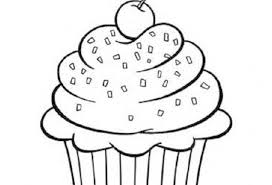 This picture shows the ingredients. Cartoon Cupcake Coloring Page Bestappsforkids Com