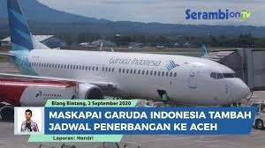 Sejumlah penerbangan rute internasional ini tentunya menerapkan protokol kesehatan dan mengikuti kebijakan negara tujuan yang berlaku. Garuda Terbang Dua Kali Ke Aceh Serambi Indonesia