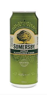 This brand is produced in several locations. Somersby Apple The Cider Crate