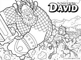 Select from 35919 printable coloring pages of cartoons, animals, nature, bible and many more. David And Goliath Bible Coloring Pages Coloring4free Coloring4free Com