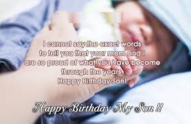 Birthday message for son 1 year old. First Birthday Wishes For Son From Mother