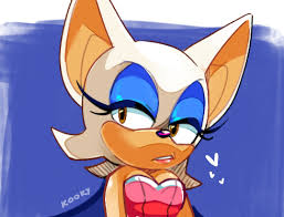 Sonic Au And Art Blog Supper Quick Rouge Colored Sketch Because Why Sonic Rouge The Bat Character Drawing