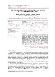 Simak soal dan kunci jawabannya materi matematika kelas 5 sd. Https Journal Unsika Ac Id Index Php Supremum Article Download 922 913 3064