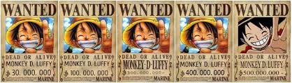 Luffy S Bounty Then And Now One Piece