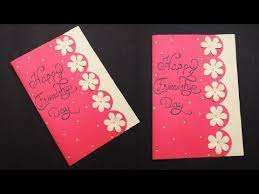 See more ideas about card making, card tutorials, card making techniques. Friendship Day Card Idea Friendship Day Card Easy Diy Card Making Youtube Beautiful Greeting Cards Card Making Diy Cards