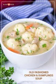 Old Fashioned Chicken And Dumplings Soup Easy Comfort Food Idea Recipe In 2020 Easy Dumplings Recipe Dumplings For Soup Dumpling Soup Recipes