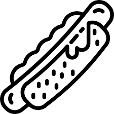 Hot Dog Free Vector Icons Designed By Smashicons Simple Car Drawing Cute Easy Drawings Art Drawings For Kids