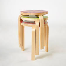 Made in finland, the stool 60, bench 153b and tea trolley 901 treated with the coloring technique are available worldwide. Stool 60 Coloring Sgabello A Tre Gambe Artek Online Su Dtime