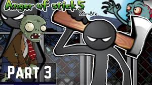 Anger Of Stick 5 Part 3 Gameplay Stickman Vs Zombies Tool Hacks Anger Gaming Banner
