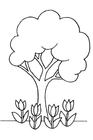 ألبومات صور منوعة ألبوم صور أشجار ونباتات مفرغة للتلوين Tree Coloring Page Spring Coloring Pages Earth Day Coloring Pages