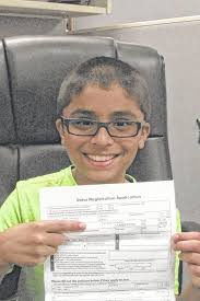 9-year-old reminded to register to vote