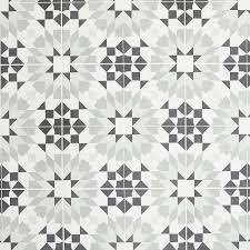 Black And White Porcelain Tile Floor Casablanca Dusk Matte Porcelain Tile In 2020 White Porcelain Tile Patterned Bathroom Tiles Porcelain Tile
