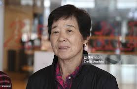 Korean actress Eunja Kim, player from the Turkish Movie "Ayla", poses...  News Photo