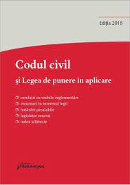 Compro luego existo guadalupe loaeza pdf. Codul Civil Si Legea De Punere In Aplicare Actualizat 10 Septembrie 2018
