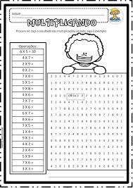 Selecionamos algumas atividades de matemática para imprimir. Multiplicando Em Pdf Atividades Adriana Math Games Multiplication Education Math